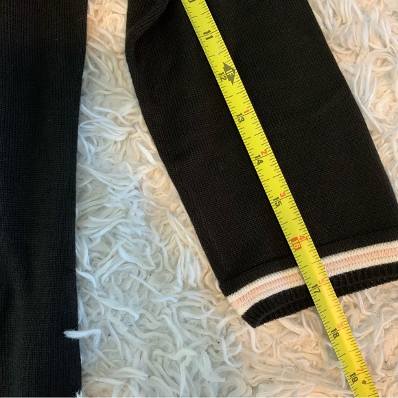 ❤️ Tommy Hilfiger XS 3/4 Length Sleeve Dark Green Color Block Turtleneck - Picture 10 of 10